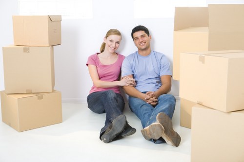 Preparing household items for a removal van service in Richmond upon Thames