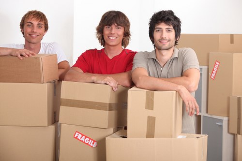 Student moving boxes and furniture in Richmond Upon Thames