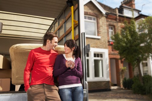 Secure and professional van loading with safety focus