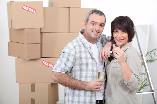 Fragile item packing services with protective materials in Richmond upon Thames